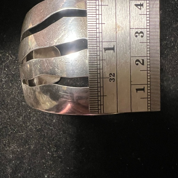 Vintage Sterling Silver DOMINIQUE DINOUART CUFF - Picture 4 of 7